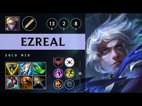 Ezreal Mid vs Ryze - KR Grandmaster Patch 25.20