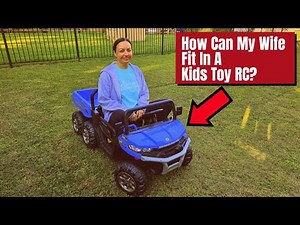 My wife Drives The Garvee 24V Electric Ride On Dump Truck