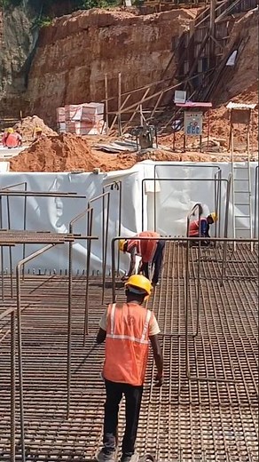 Footing Reinforcement Work Step by Step 🔩 | Foundation Work Explained