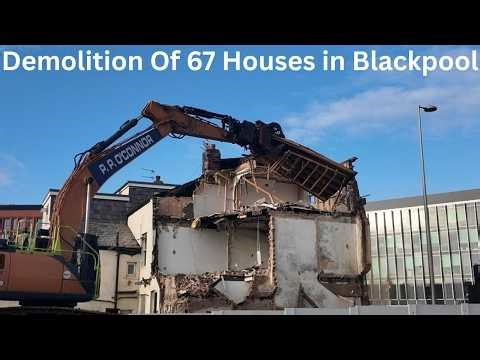 "Watch This House Disappear in JUST 1 Hour! Epic Blackpool Demolition