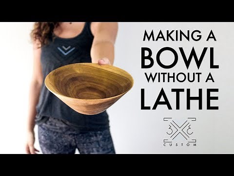 Bowl Without a Lathe Challenge // Router // Woodworking