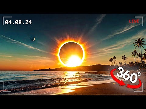 Solar Eclipse in Real Life 2024 | 4K VR Video
