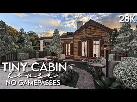Bloxburg - Tiny Cabin House Speed Build (No Gamepass)