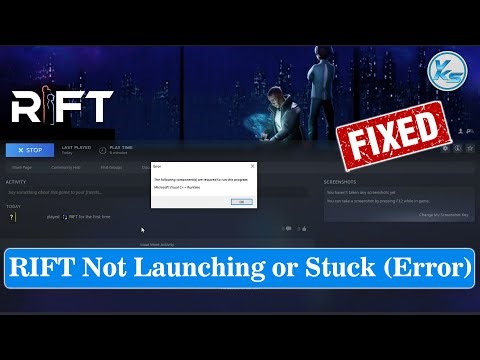 ✅ How To Fix RIFT Launching The Game Failed, Black Screen, Not Starting, Stuck, Fatal Error, Running