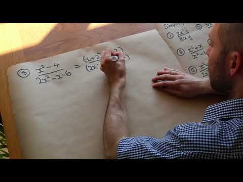 Simplifying Algebraic Fractions - GCSE