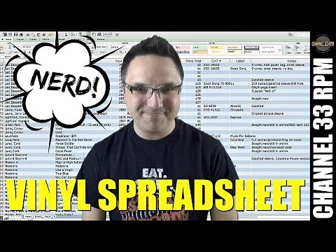 How to catalog a record collection using Excel spreadsheets | Vinyl Community