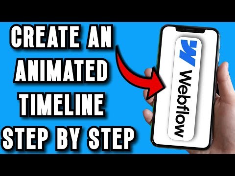 how to create an animated timeline in Webflow | Step by Step