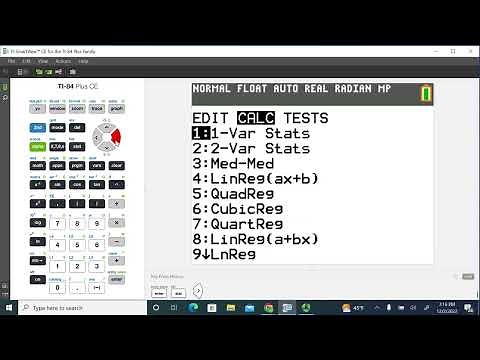 Paired t Test with the TI 84