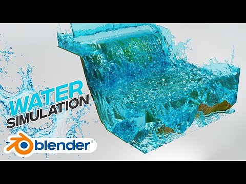 Blender Tutorial Beginner - Easy WATER SIMULATION 2022 ( Realistic Water )