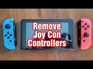 How To Remove Joy Con Controllers From The Nintendo Switch