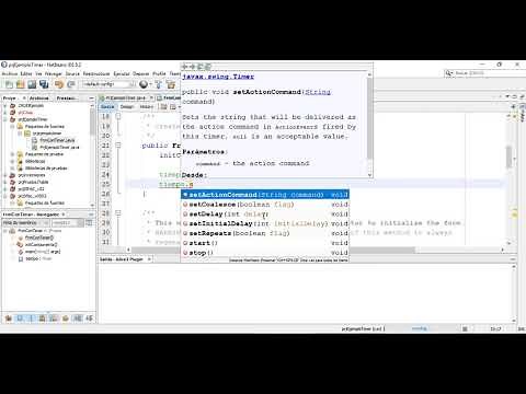 Timer o Teporizador con JFrame