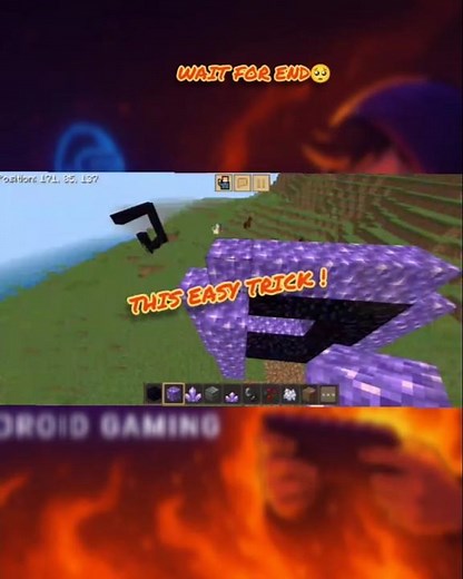 how to make a beautiful fairy portal in Minecraft। #minecraft