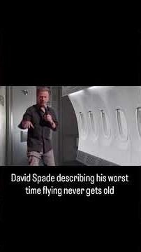 David Spade describes his dicey winter flying experience 🌨️🛬 #aviationlife #comedyshorts