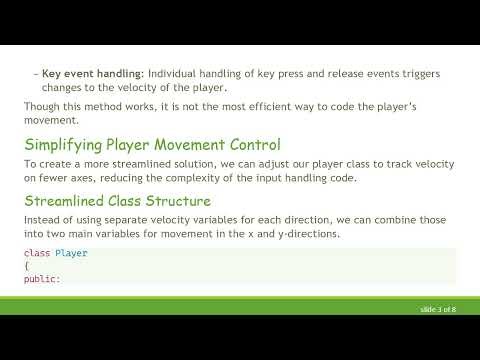 The Better Way to Control Player Movement in 2D Games Using SDL2