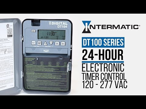 Up Close with the DT100 Series 24-Hour Electronic Timer from Intermatic