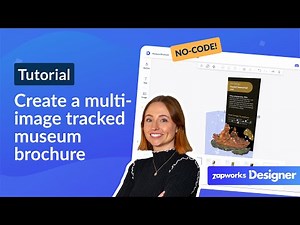 Create a multi-image tracked museum brochure | Zapworks Designer