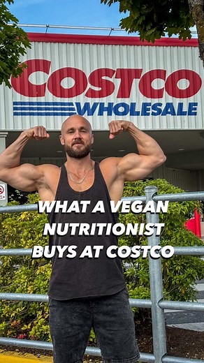 Here are some of my favourite vegan foods I buy at Costco! Does your shopping cart look like this? #plantbased #groceryhaul #costcofinds #costcocanada #foodhaul | Simnett Nutrition