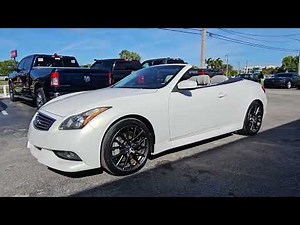 2013 INFINITI G IPL Convertible For Sale [Rare • 343HP • Hard-Top Luxury]