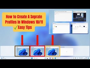 How to Use Task View & Create Separate User Profiles in Windows 10 and 11