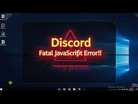 How to Fix Discord Error A Fatal JavaScript Error Occurred on Windows