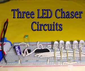 Three Ways to Make LED Chaser Circuit With Speed Control   Back and Forth Effect