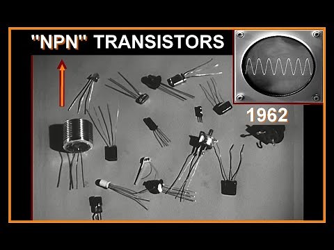 1962 "TRANSISTORS" - How NPN Transistors Function, training film; electronics; circuits (HD)