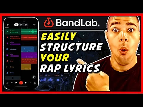 How To Quickly Structure Your Rap Lyrics Using Bandlab | How To Write A Rap