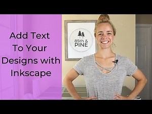 How to Add Text on Inkscape to Engrave on Glowforge