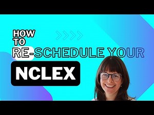 How to Re-schedule your NCLEX #nursingstudent #nclexrn #nclex