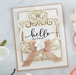 The Candlewick Sampler by Becca Feeken is based on Candlewick embroidery, a traditional form of needlework with a knotted white-on-white design. Learn more about this collection - https://www.spellbindersblog.com/candlewick-sampler-by-becca-feeken-collection-introduction/ Shop collection - https://spellbinders.shop/CandlewickSampler | Spellbinders Paper Arts