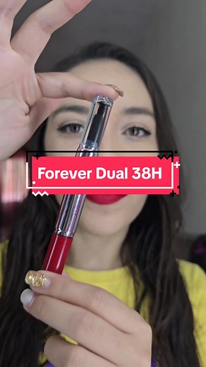 Labial Forever Dual 38H Tono Rouge Amour - Long-Lasting Lip Tint