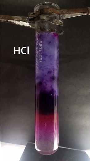 NaOH and Phenolphthalein with CuSO4 and HCl | Color Change Experiment #experiment