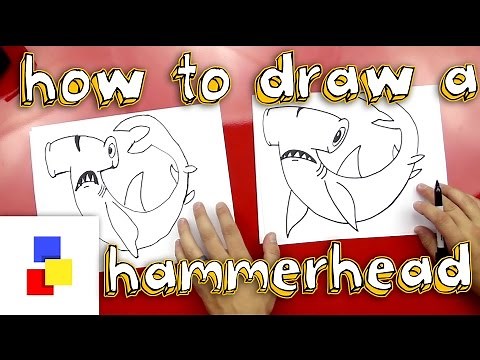 How To Draw A Hammerhead Shark