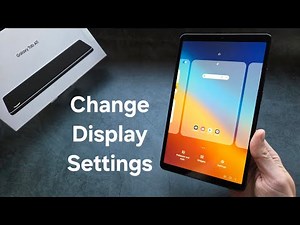 Samsung Galaxy Tab A11 - How to Change Display Settings