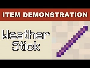 Hypixel SkyBlock Weather Stick Demonstration