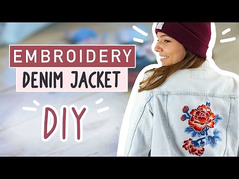 Embroidery Denim Jacket - DIY