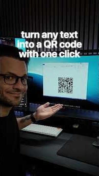 How to create free QR codes for your brand of business with this simple trick! #techtips #word #ai