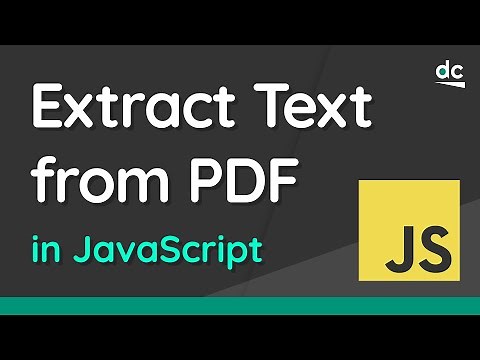 How to Extract Text from a PDF Document Using JavaScript & Express.js