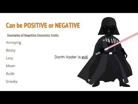 What are CHARACTER TRAITS?