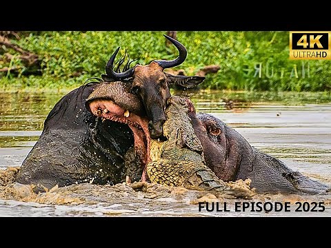 NATURE REVEALD | THE ULTIMATE SHOWDOWN: HIPPO VS NILE CROCODILE | ANIMAL DOCUMENTARY #wildlife