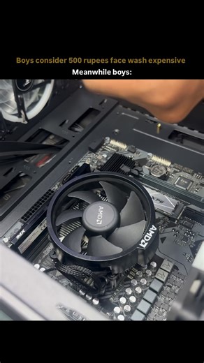 Ashish Singh | Travel on Instagram: "Built my own PC from scratch 🖥️✨ . . . . . . #explore #reelitfeelit #fyp #explorepage✨ #explorepage #foryou #trending #reelkarofeelkaro"