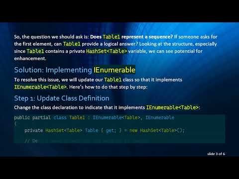 Resolving the Foreach Statement Error: Implementing IEnumerable in C#