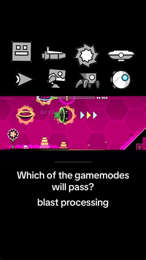 Exploring Gamemodes in Geometry Dash and Blast Processing