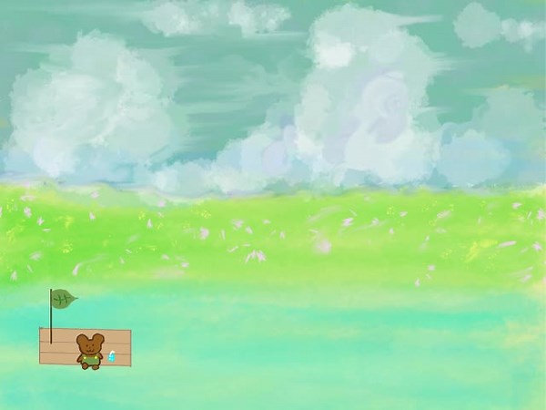 Have a wonderful day 😊 ✨️ landscape and animation by me :) #spring #cute #animation #ghibli #digitalart #happy #fyp