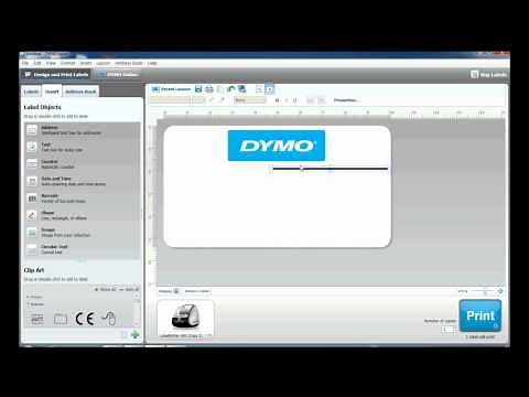 How to create complex labels in DYMO Label Software