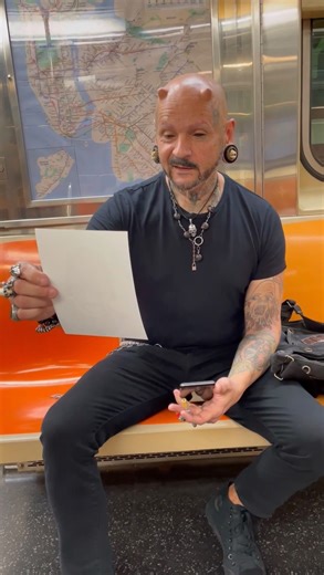 Artistic Viral on Instagram: "@devonrodriguezart is a New York based portrait artist known for creating incredibly realistic sketches of strangers he meets on the subway 🚇. Beyond the trains, his work spans oil painting, street portraiture, and highly engaging viral content 🎨🖌️. Through his art, he shows that every face carries a story, often capturing a quiet sense of emotion, empathy, and shared humanity within a single moment."