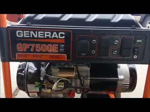 Generac GP7500E Consumer Review - The Good, The Bad, and The Ugly