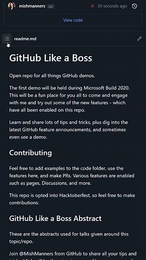 How to get a Table of Contents in any Markdown file #Shorts