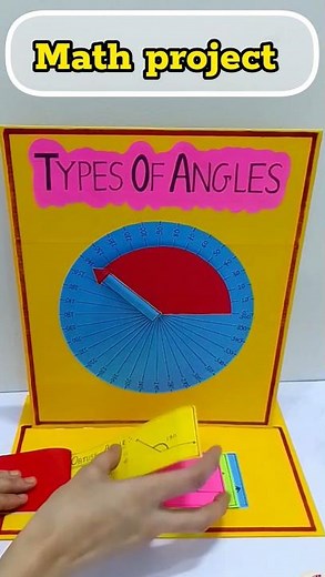 DIY | Types of Angles | Maths Working Model | School Project #math #workingmodel #project #angles