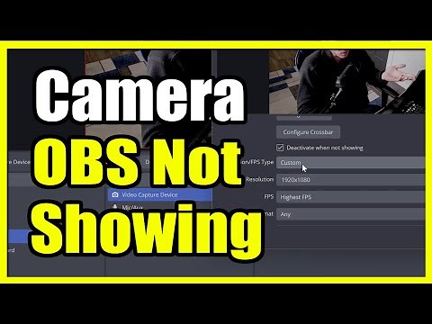 How to Fix Camera Not Showing or Black Screen on OBS (Easy Tutorial)